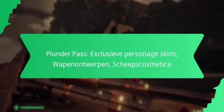 Plunder Pass: Exclusieve personage skins, Wapenontwerpen, Scheepscosmetica