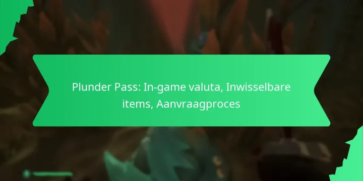 Plunder Pass: In-game valuta, Inwisselbare items, Aanvraagproces