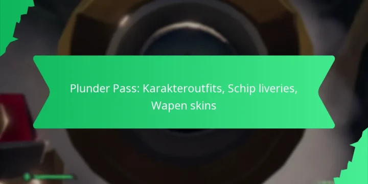 Plunder Pass: Karakteroutfits, Schip liveries, Wapen skins