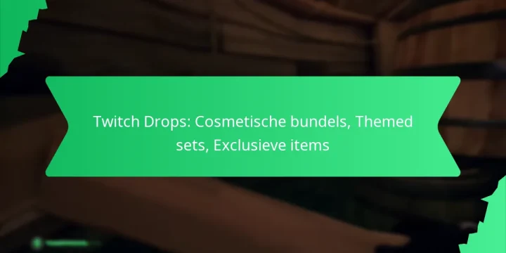Twitch Drops: Cosmetische bundels, Themed sets, Exclusieve items