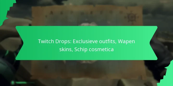 Twitch Drops: Exclusieve outfits, Wapen skins, Schip cosmetica