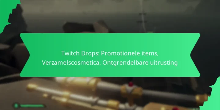 Twitch Drops: Promotionele items, Verzamelscosmetica, Ontgrendelbare uitrusting