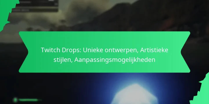 Twitch Drops: Unieke ontwerpen, Artistieke stijlen, Aanpassingsmogelijkheden