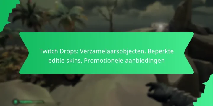 Twitch Drops: Verzamelaarsobjecten, Beperkte editie skins, Promotionele aanbiedingen