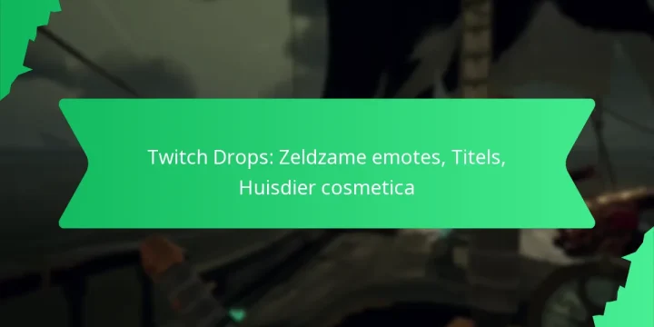 Twitch Drops: Zeldzame emotes, Titels, Huisdier cosmetica