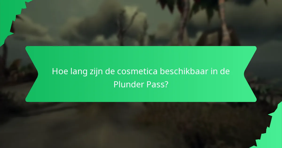 Welke seizoensgebonden cosmetica zijn beschikbaar via de Plunder Pass?