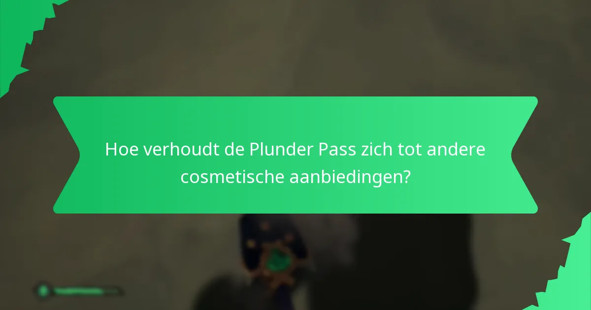 Welke ontwerpelementen definiëren de cosmetica van de Plunder Pass?