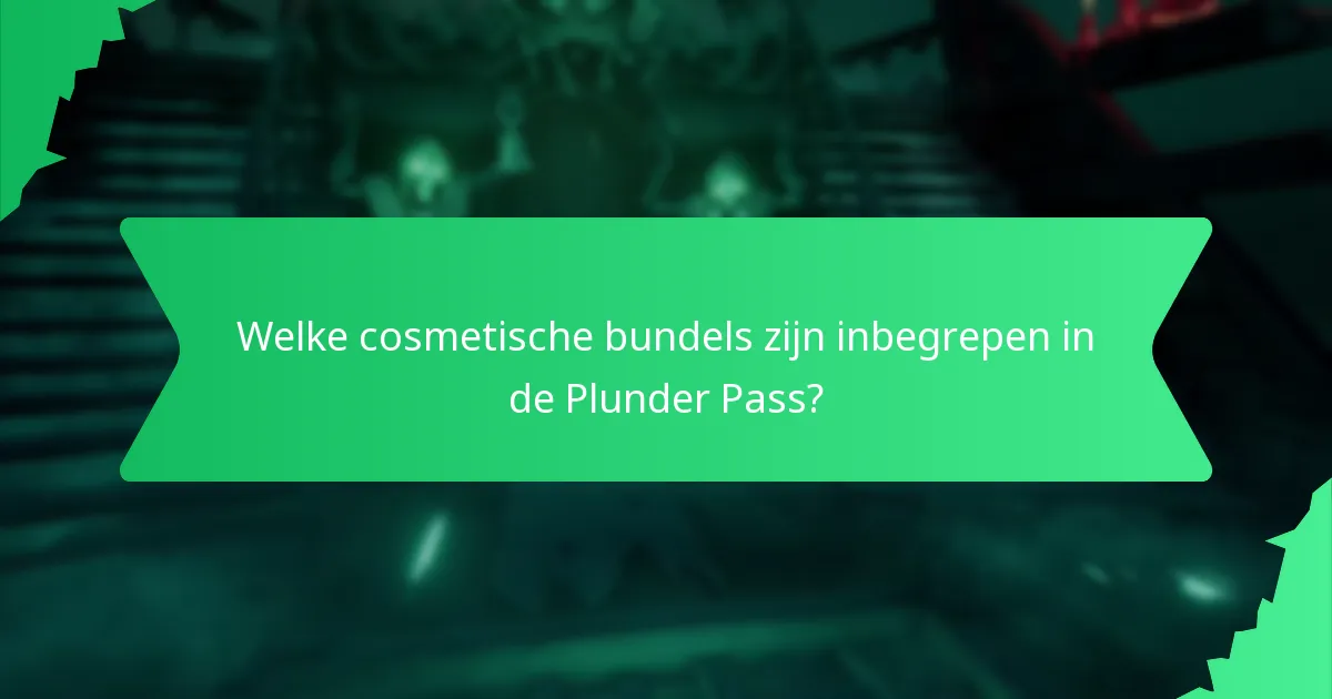 Welke exclusieve items worden aangeboden met de Plunder Pass?